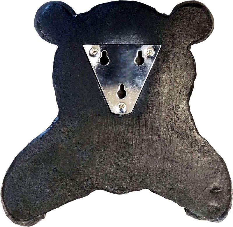 DWK 8-inch Hugo Holder Black Bear Toilet Paper Holder Rustic Woodland Forest Themed Kitchen Bathroom Cabin Decor - Image 5